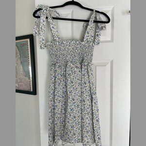 Reformation Linen Mini Floral Dress - Worn Once